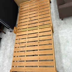 【お持ち帰り大特価】中居木工　折りたたみベッド