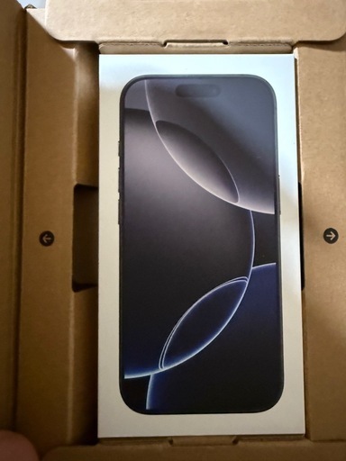 新品未開封即日発送！iPhone16Pro  256 ブラックチタニウム