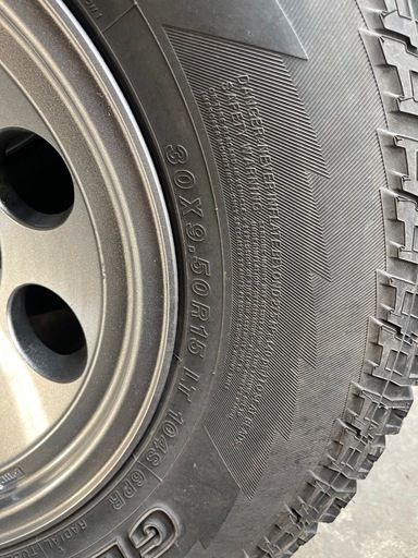 15x7j-13ホイールにヨコハマ AT30x9.50r15 15x7j-13ホイールにヨコハマ AT30x9.50r15