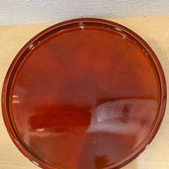 飛騨高山　春慶塗　丸盆30cm