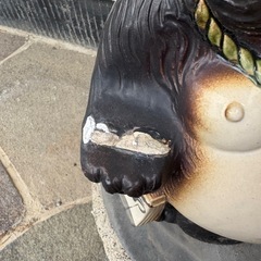 信楽焼　たぬきの置物の画像