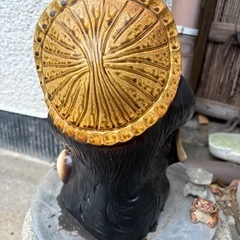 信楽焼　たぬきの置物の画像