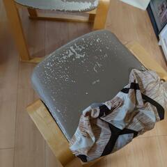 話会い中。スタッキング　チェア　椅子２個　中古の画像