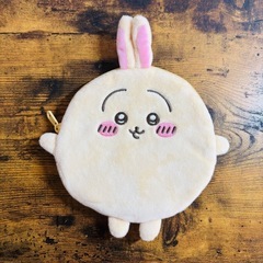 【中古】ちいかわ　うさぎ　まんまるポーチ