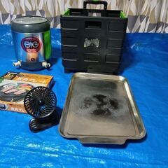 アウトドア用品いろいろの画像