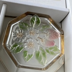 未使用★イチゴ柄のガラス小鉢セットの画像