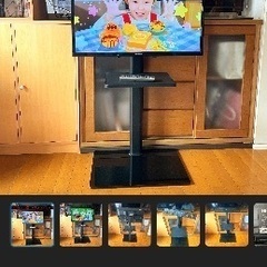 液晶テレビ 32インチ 壁よせテレビスタンド付き