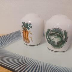 ソルト&ペッパー　陶器　made in USAの画像