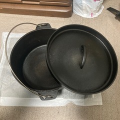 ダッチオーブン　ニトリ製　外径25.5センチ　中古
