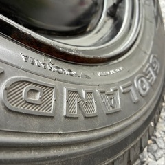 ジムニースペアタイヤ用　鉄チンホイール　sj10 　の画像