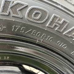 ジムニースペアタイヤ用　鉄チンホイール　sj10 　の画像