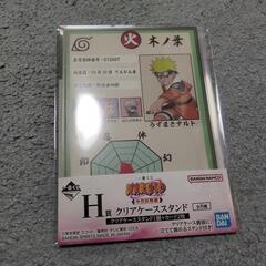 NARUTO ナルト 中忍試験編 グッズ クリアケーススタンド ラバーコースター ACLLECT 3点セットの画像