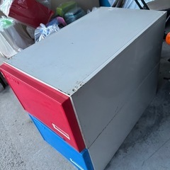 鉄製 収納ケース 2点の画像
