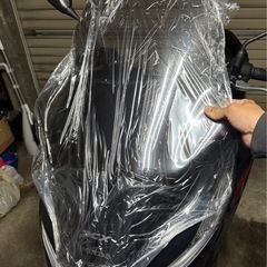PCX JF81 風防　スクリーン　ブラック　新品の画像
