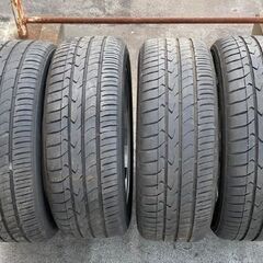 夏タイヤ 4本セット 215/55R17 17×7J PCD114.3 5H +48 ハブ径72 TOYO TRANPATH mpZ エンケイ 17インチ アルミホイール付き ENKEI RIVAZZA COMPE エスティマ・オデッセイ・ヴェゼル等に 札幌市 清田区 平岡の画像