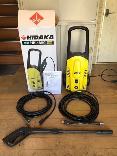 期間限定値下げ！高圧洗浄機 静音＋10m延長ホース(美品)