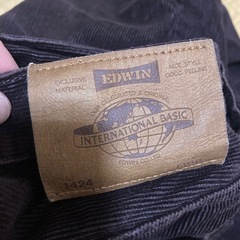 EDWIN 1424 コーデュロイパンツ の画像
