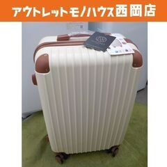新品☆ キャリーケース Mサイズ(24インチ) アイボリー BI...