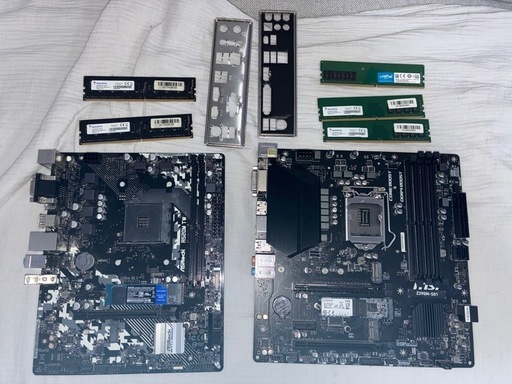 ASRock a520  MSI Z390M-S01  マザーボード　メモリ　まとめ売り