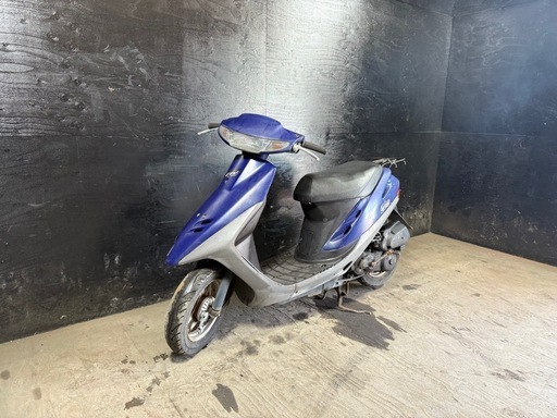 ★支払総額3.0万円★定休日なし！いつでも現車確認可能です！ ホンダ スーパーディオ 青 AF27 人気のスーパーディオ！ 2ストのためオイル注ぎ足すだけ！ バッテリー新品！ 激安原付！