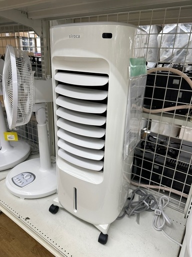 【ドリーム川西店御来店限定】siroca 加湿付き冷風扇　SH-C252 2024年製／クリーニング済み 【2009643255604