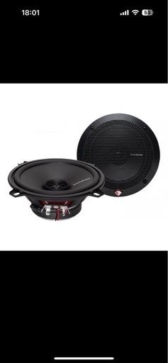 Rockford PRIMEシリーズ2-Way 13cm（5.25インチ）コアキシャルスピーカーR1525X2