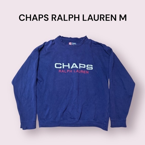 CHAPS RALPH LAUREN スウェットシャツ ロゴ刺繍 M相当