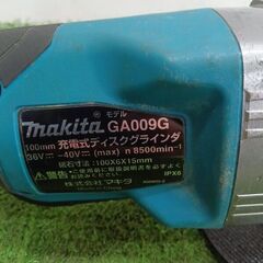 マキタ GA009G 充電式ディスクグラインダー【野田愛宕店】【店頭取引限定】【中古】管理番号：ITK6R0ML4A7Wの画像