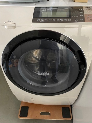 動作保証1ヶ月　日立ドラム洗濯機
