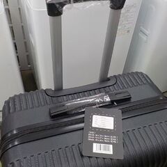 新品☆ キャリーケース Lサイズ 95L MCR-001 ブラック ハードケース スーツケース 旅行かばん 4輪キャスター付き 黒　西岡店の画像