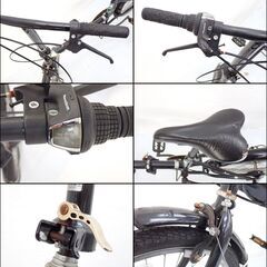 CE297 Jeep 折りたたみ自転車 ブラック 20インチ 6段変速