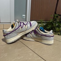 Off-White × Nike Dunk Low "Sail/...