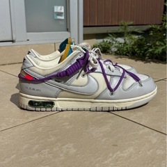 Off-White × Nike Dunk Low "Sail/ Neutral Gray"の画像