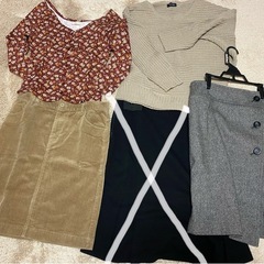 レディース服など10点＋ブーツのおまけ