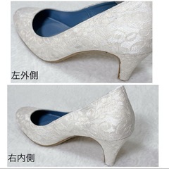 BENIRブライダルシューズ25.5cmの画像