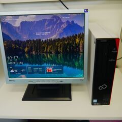 富士通 デスクトップPC【モニター付き】Windows10 第6...