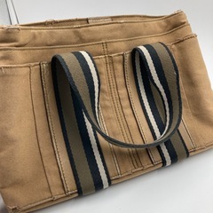 【ジモティー割】HERMES エルメス トートバッグ ブラウン（ID931）の画像