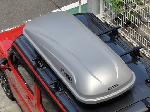 inno ルーフボックス BR764 シルバー 中古 左開き ルーフBOX 小型車
