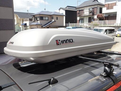inno ルーフボックス BR764 シルバー 中古 左開き ルーフBOX 小型車 inno ルーフボックス BR764 シルバー 中古 左開き ルーフBOX 小型車