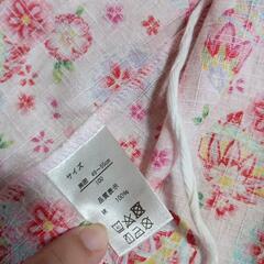 サイズ100cm   女児用じんべいの画像