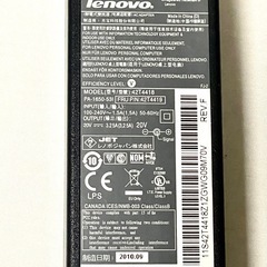 ［ジャンク扱い］lenovo  ACアダプター 65w 20v  5月15日迄の画像