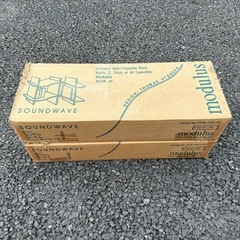 CD カセットテープラック 未使用 2個セット