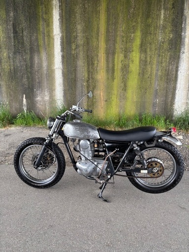 Kawasaki 250tr ジョッキーシフト　自賠責令和10年まで Kawasaki 250TR カスタムジョッキーシフト自賠責令和10年4月