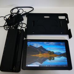 【お渡し済み】10.1型タブレットPC タッチ操作OK 充電台 + カバー付き【メンテナンス済み】（11272353）の画像