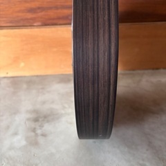 立体数字の木目調時計の画像