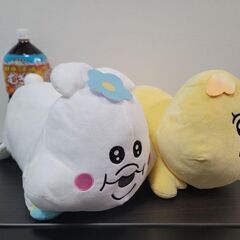 【新品タグ付き】んぽちゃむ いっしょにねんねBIGぬいぐるみ 2個セットの画像