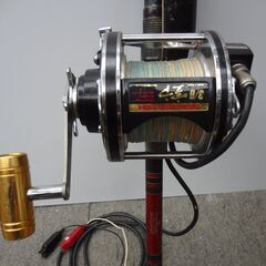 室戸　沖釣り　電動リール・竿セット　美品の画像