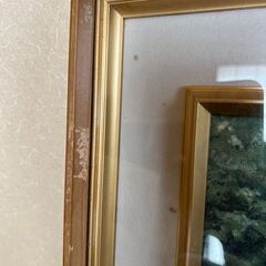 ロバートウッド 山と小川 風景画 絵画 油彩 油絵 インテリア 額縁　複製名画の画像