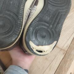 Nike Air Force 1 ブラウン チェック柄　エア フォース 1の画像
