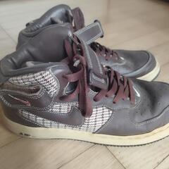 Nike Air Force 1 ブラウン チェック柄　エア フ...